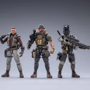 JOYTOY 1/18 Dark Source Characters Trio Soldiers Anime Figurines Military Model for Collectible Figure