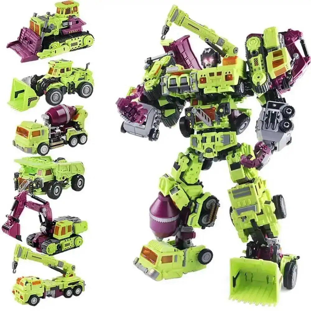 NBK Devastator G1 Transformation Combiner Movie Model KO JINBAO Deformation Car Robot Action Figure — view 4