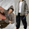 1/12 Scale Male Action Figure Clothing Accessory Set