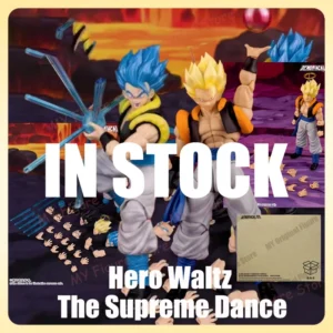 IN Stock Demoniacal Fit Gogeta Figure Dragon Ball Z SHF Hero Waltz Gogeta The Supreme Dance Super Saiyan Trunks Action Figure