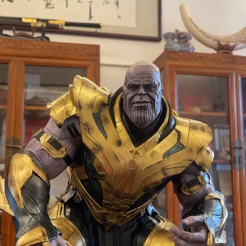 1/4 the Avengers Thanos Sitting Posture Magnetic Suction Anime Model Resin Collectible Figure — view 3