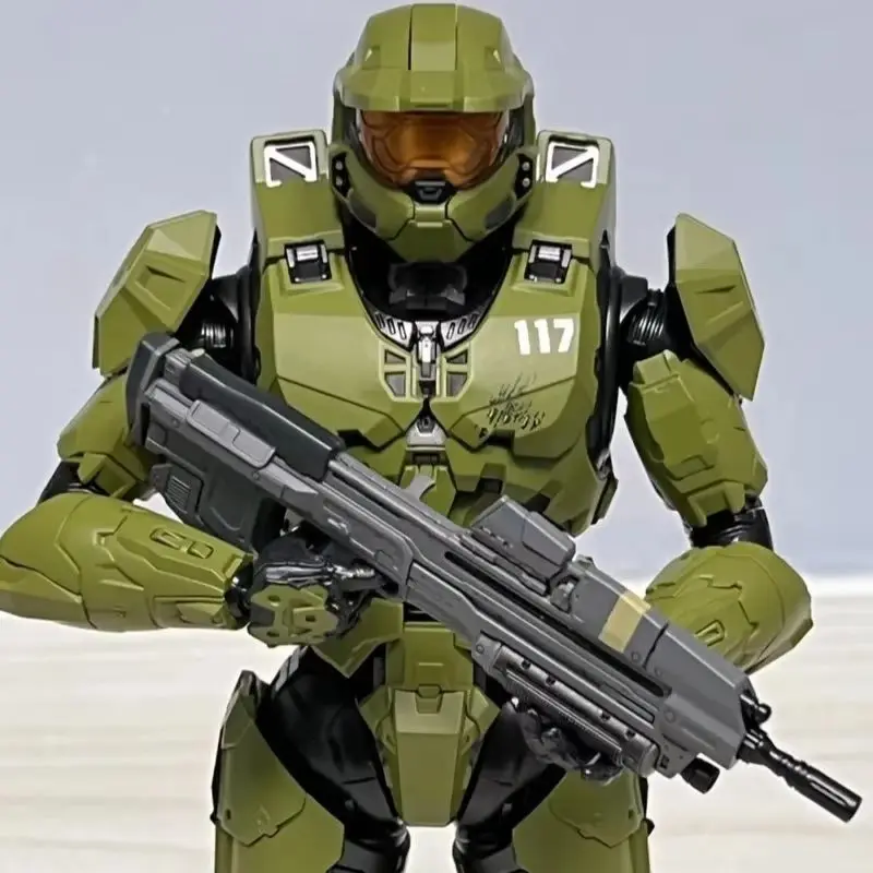 Game 18CM RE:EDIT Reach 1/12 SCALE MASTER CHIEF MJOLNIR MARK V1 Articulated Collectible Figure — view 6