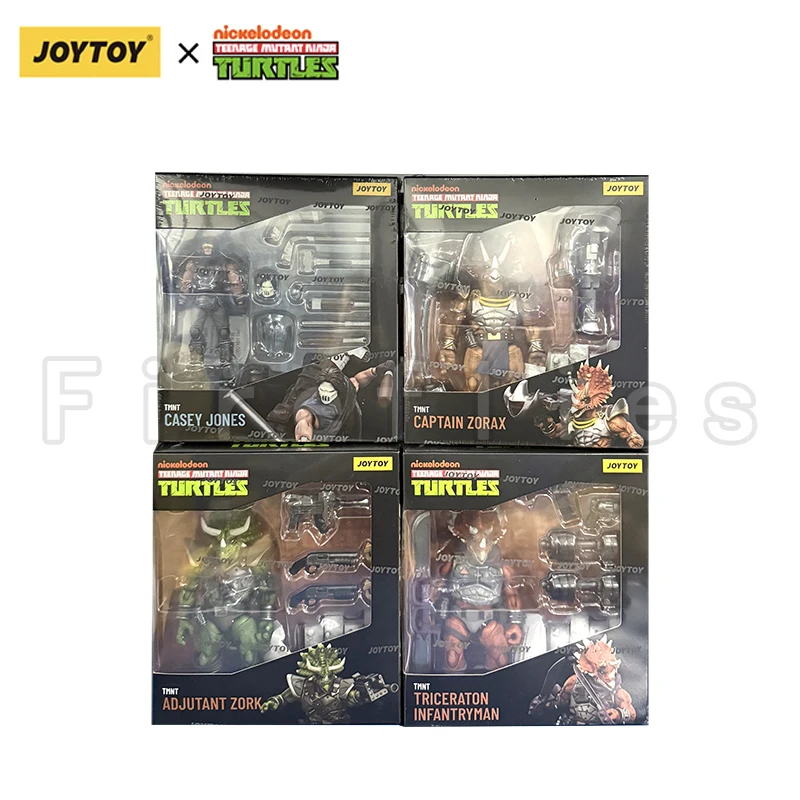 1/18 JOYTOY Turtles-Captain Zorax Adjutant Zork Triceraton Infantryman Casey Jone Anime Action Figure — view 2