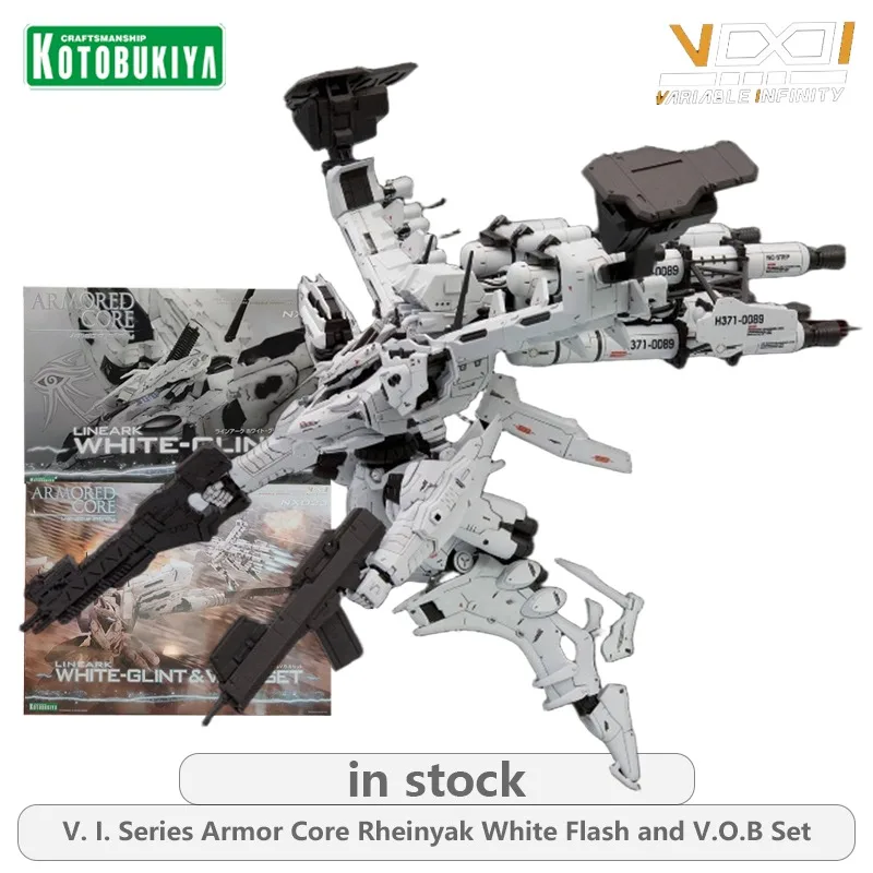 KOTOBUKIYA V. I. Series Armor Core Rheinyak White Flash and V.O.B Set Model Kit