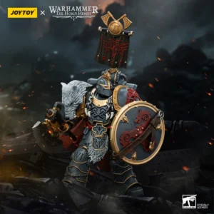 JOYTOY Warhammer 40k 1/18 12.4cm Space Wolves Legion Praetor with Power Axe Action Figure