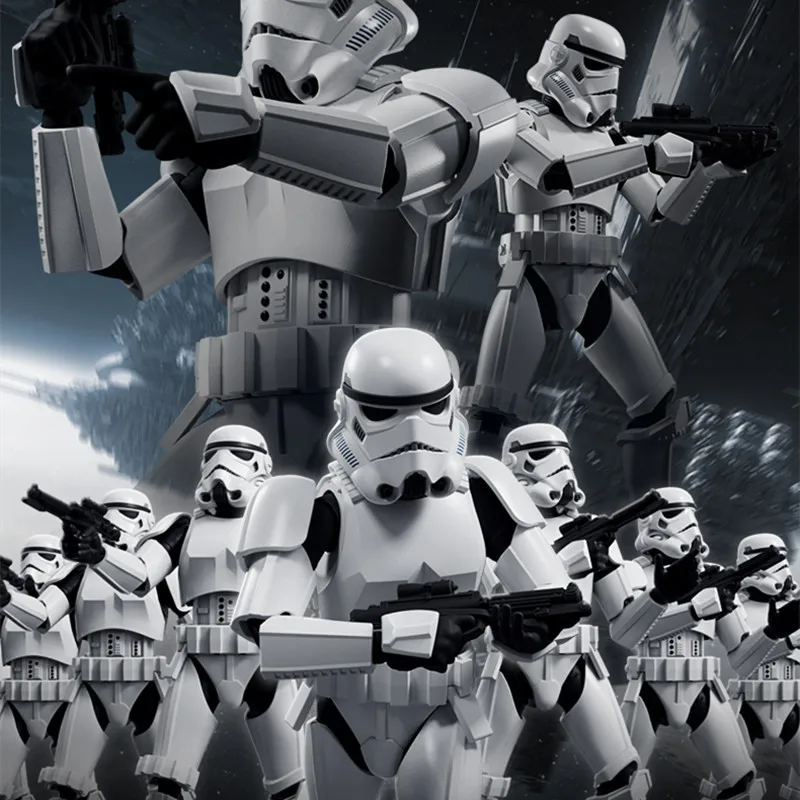 Blokees Star Wars Trooper Stormtrooper Darth Vader Assembly Desktop Model Kit — view 2