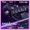 VTOYS&BMS TAKI VSD010 Cyberpunk Samurai: Takumi 1/12 Anime Model Trendy Desktop Collectibles Action Figure