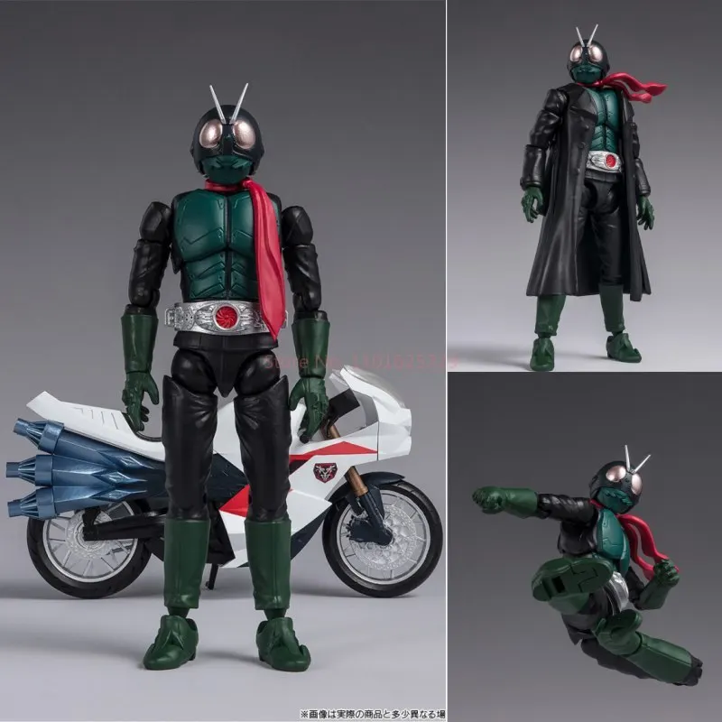 Bandai Kamen Rider New No.1 - with Cyclone Motorcycle & Coat Action Figure — view 5
