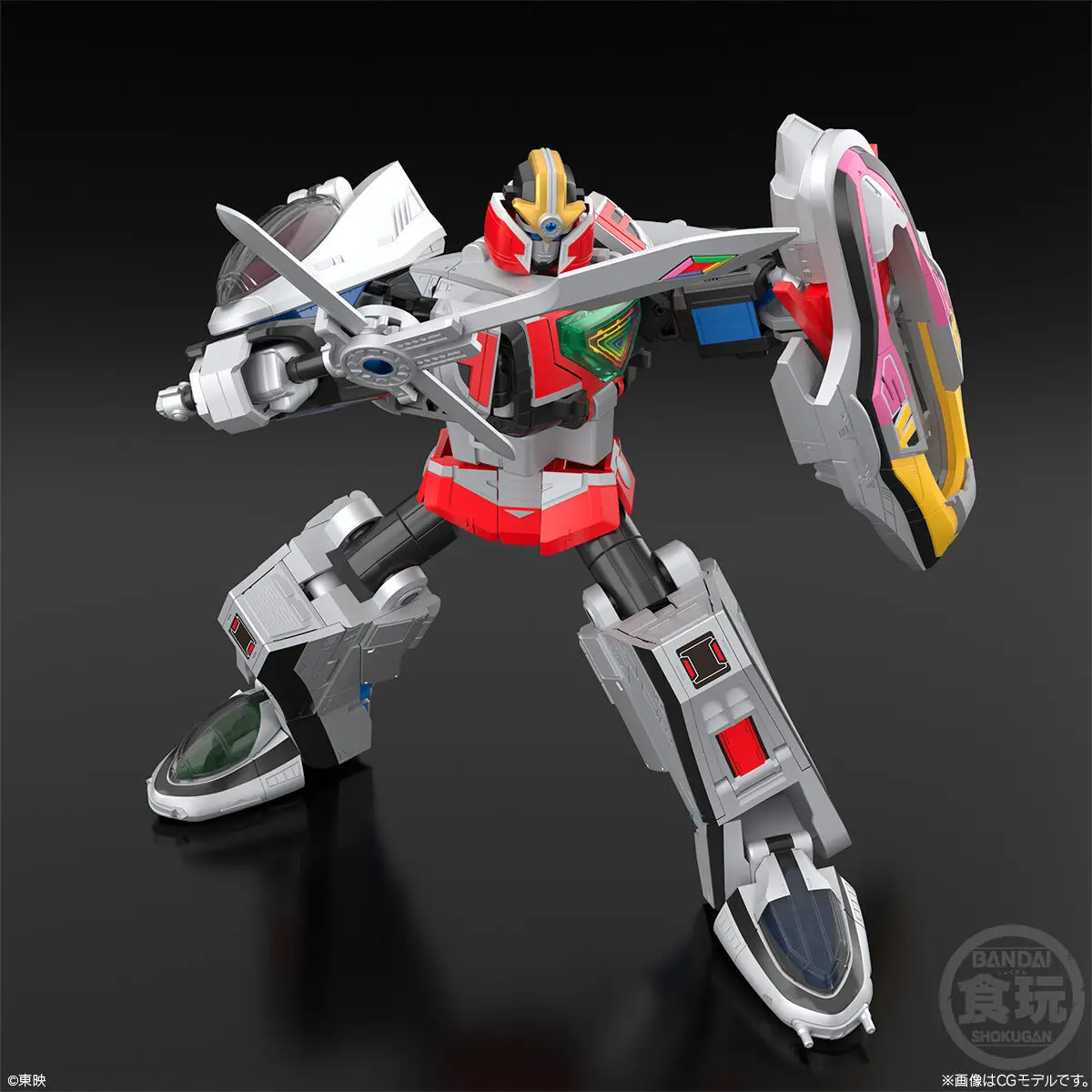 SMP Timeranger Anime Assembly Bandai Time Robot 3D Formation Mirai Sentai Model Kit — view 3