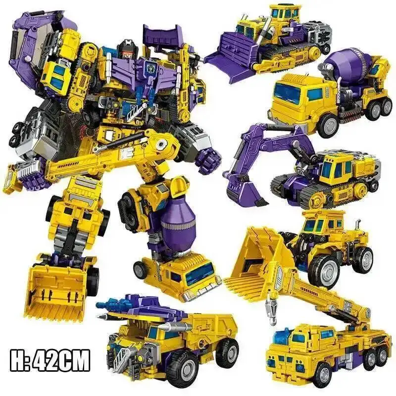 NBK Devastator G1 Transformation Combiner Movie Model KO JINBAO Deformation Car Robot Action Figure — view 7