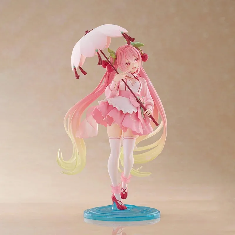 TAiTO AMP Hatsune Miku Sakura Dress Ver PVC 21CM Anime Action Figure — view 5