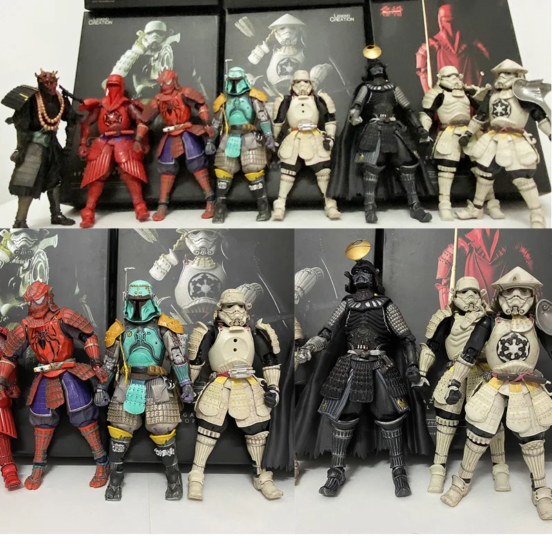 Star War Samurai Taisho Boba Fett Death Armor Darth Maul Action Figure — view 5