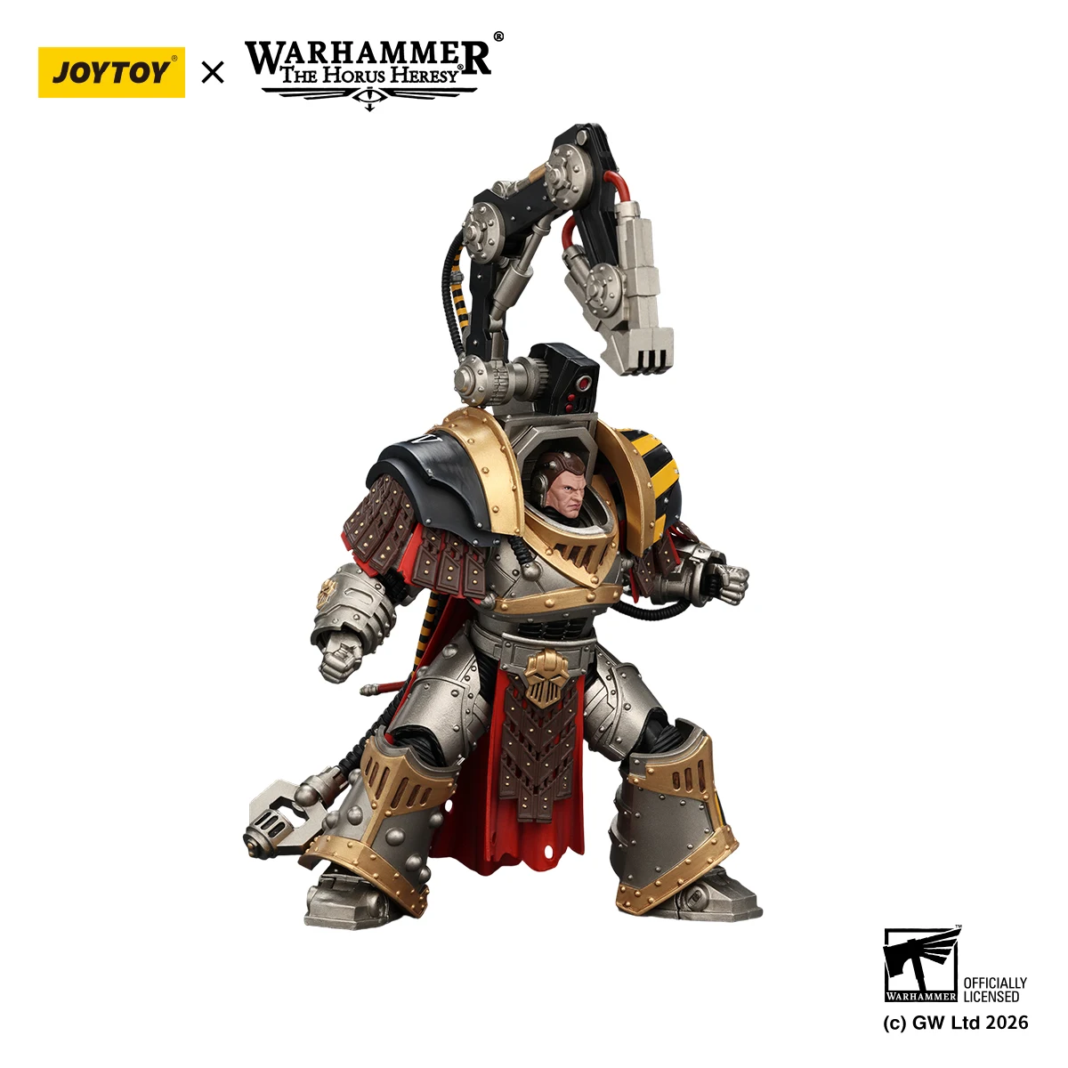 JOYTOY Warhammer 40K 1/18 Iron Warriors Warsmithwith Graviton Crusher Hammer Figures Action Figure — view 5