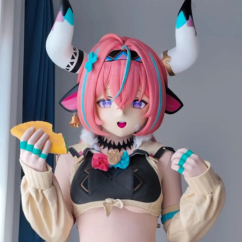Anime Game Character Full Head Cosplay Kigurumi Mask