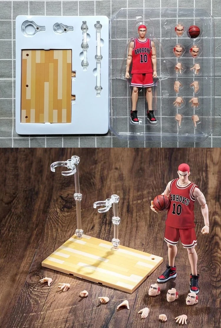 GREAT GT Dasin Play Basketball Sakuragi Mitsui Rukawa Ryota Kogure Ayako SENDOH Action Figure — view 2