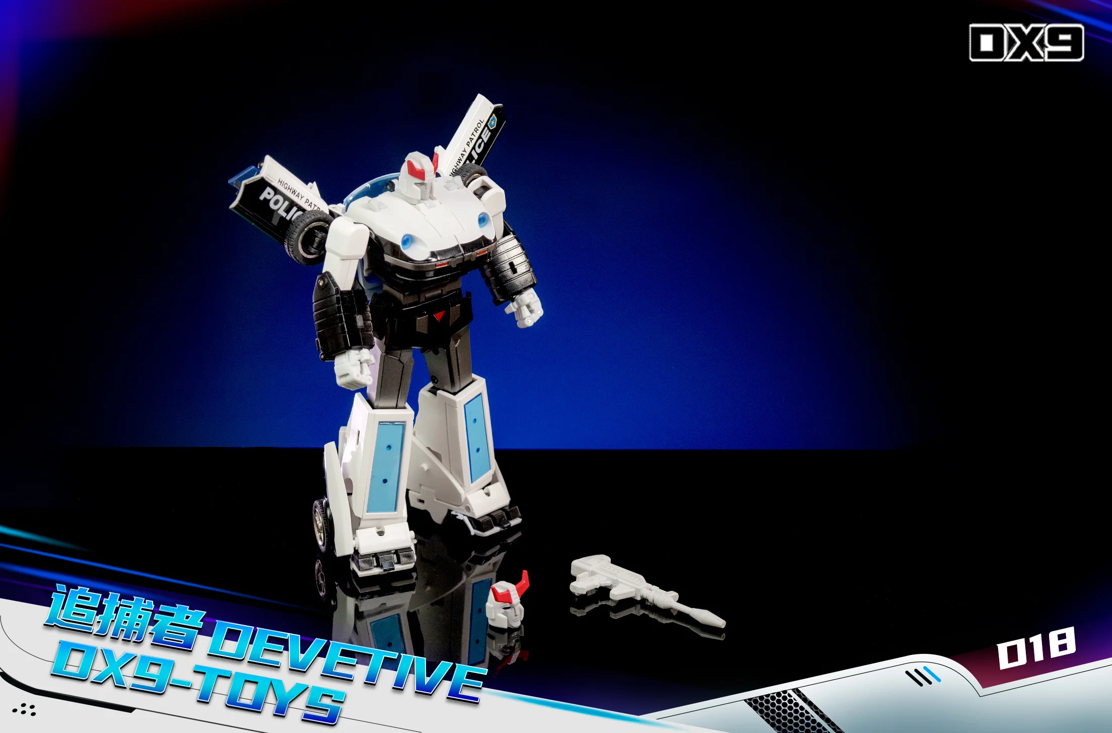 Transformation DX9 D18 D-18 16.7CM Prowl Collectio Action Figure — view 3