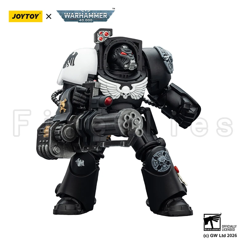 1/18 JOYTOY 40K Black Templars Dark Angels Imperial Fists White Scars Salamanders Action Figure — view 8