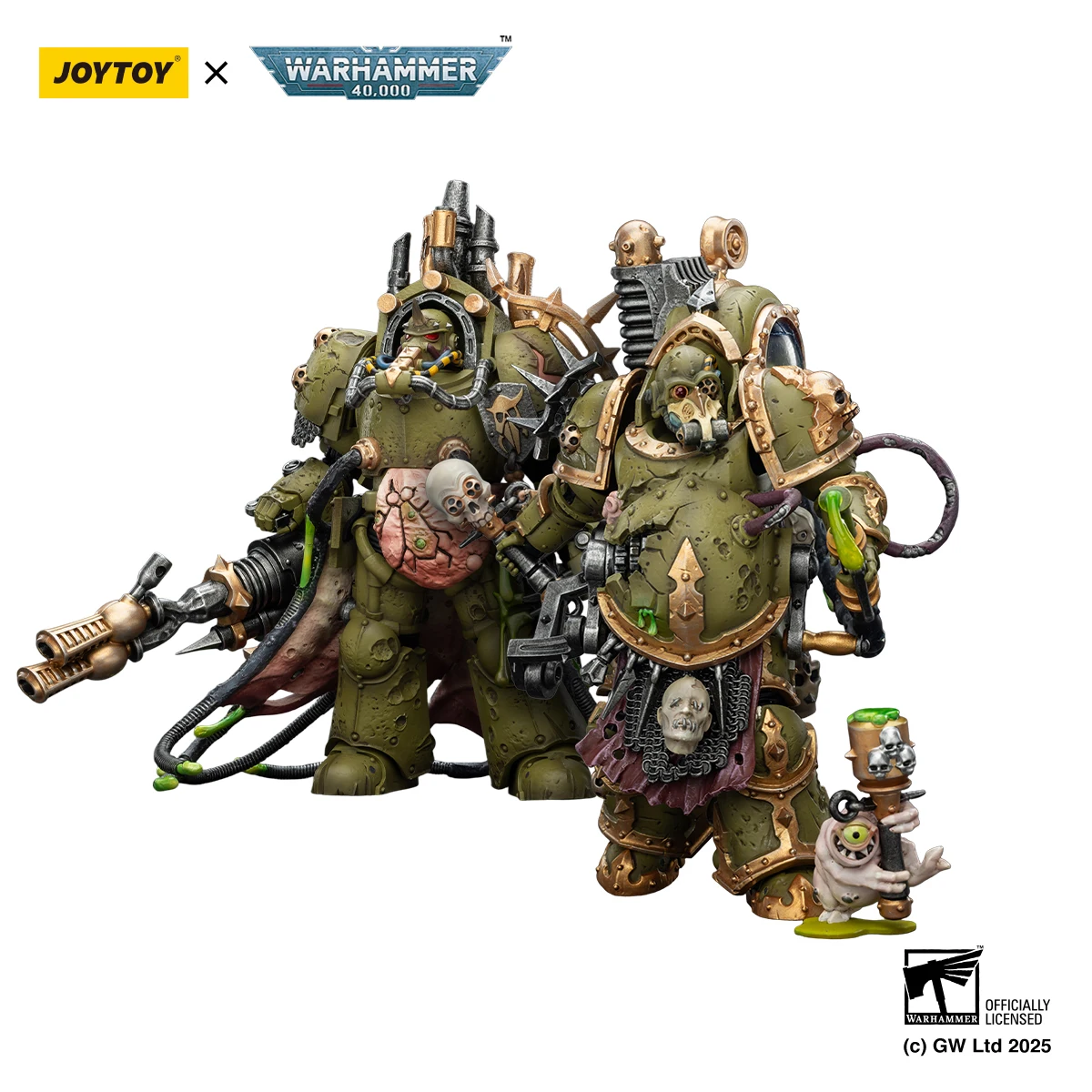 JOYTOY Warhammer 40k 1/18 Death Guard Foul Blightspawn Lord of Action Figure — view 7