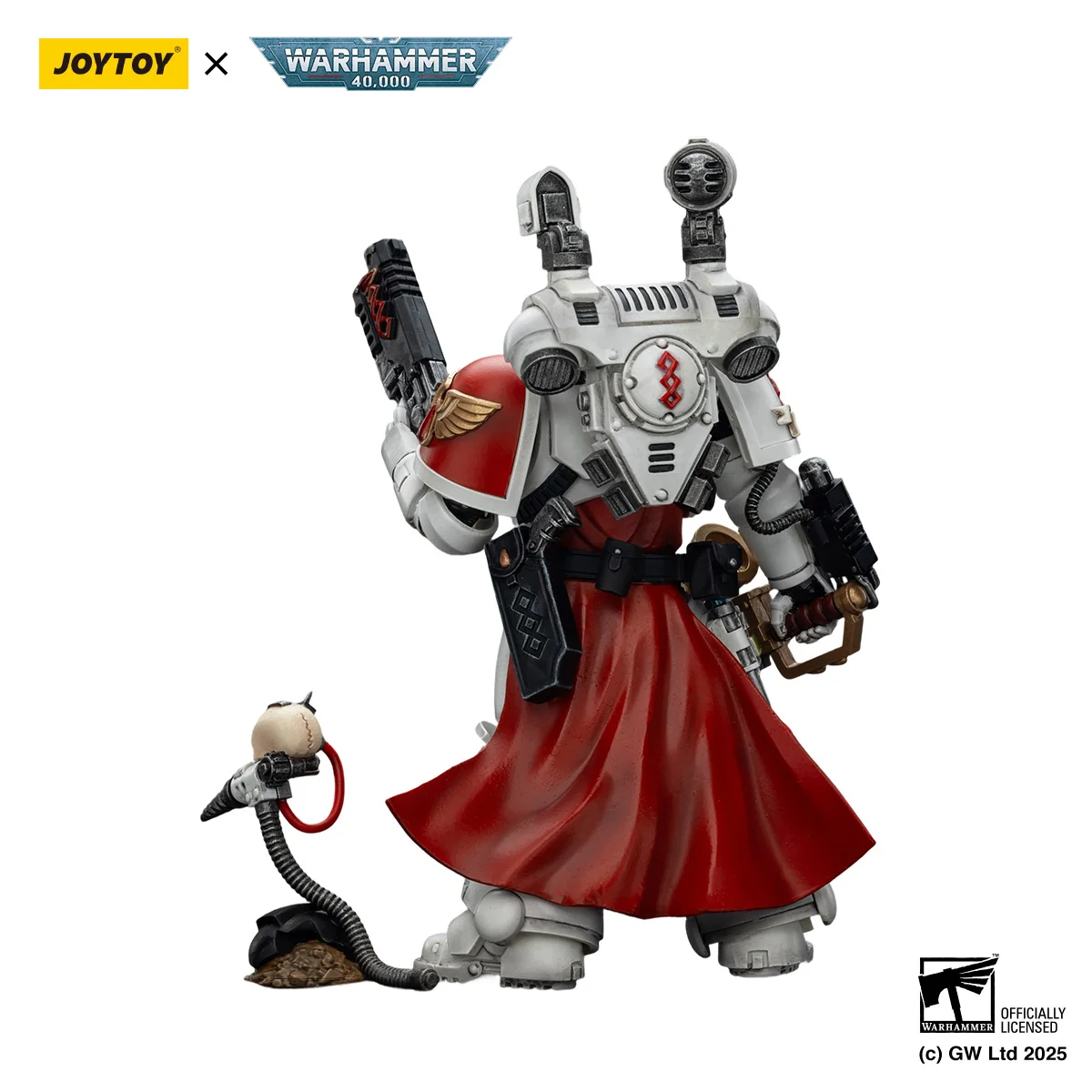 JOYTOY Warhammer 40K 1/18 Blood Angels Sanguinary Priest with Heavy Bolt Pistol Action Figure — view 4