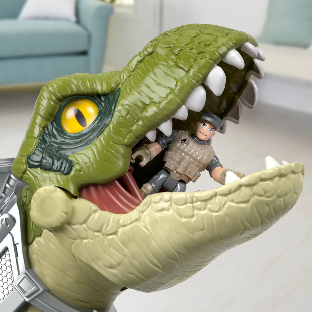 Jurassic World Mega Mouth T.Rex Chomping Dinosaur Tyrannosaurus Rex Model Boys Action Figure — view 3
