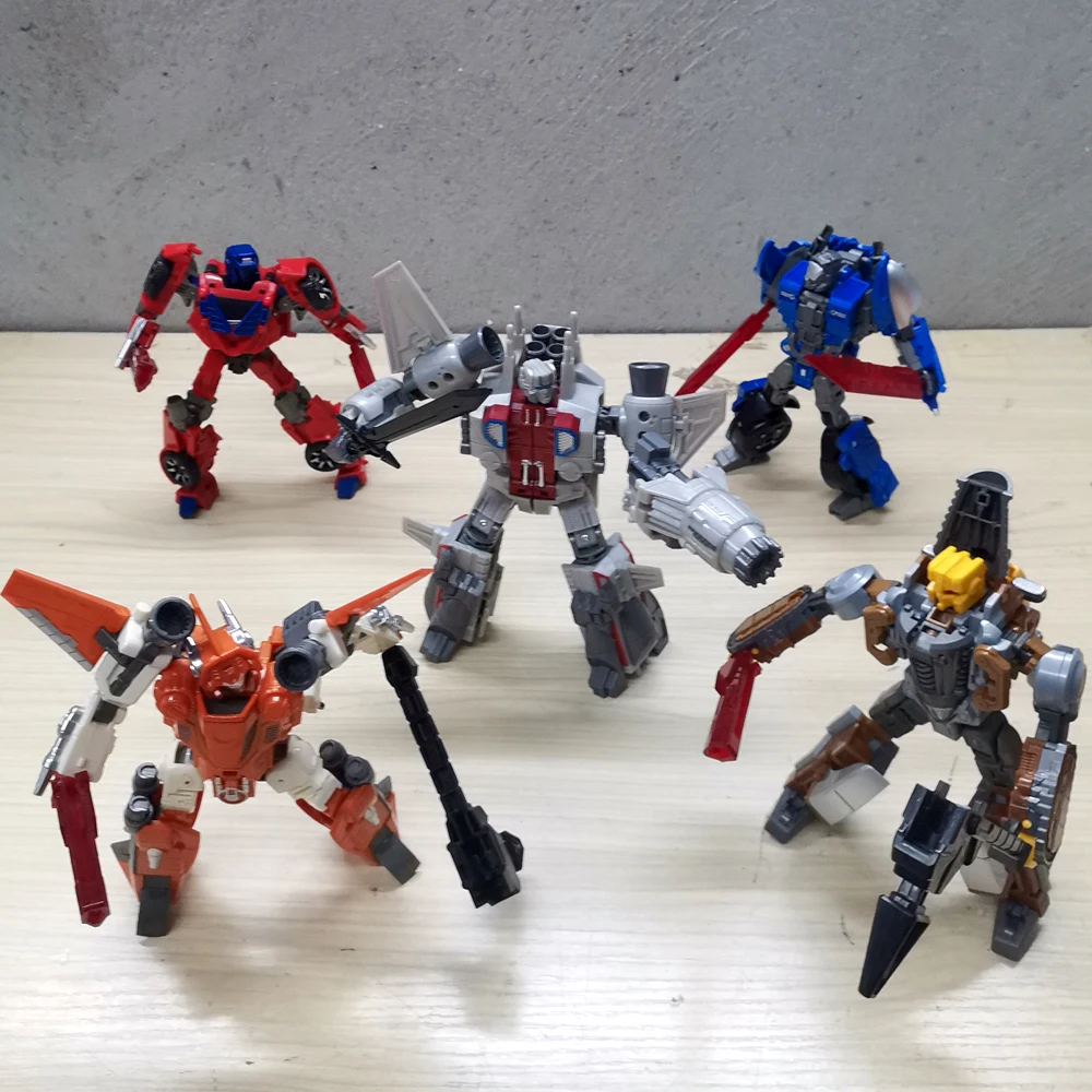 Transformation Computron Combiners 5IN1 G1 Scattershot Nosecone Strafe Afterburner Deformed Robot Anime Action Figure — view 3