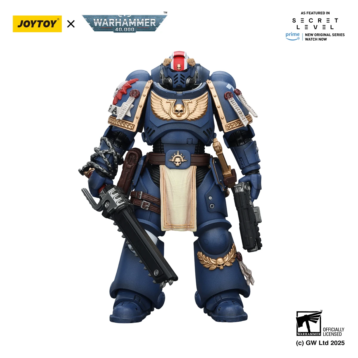 JOYTOY Warhammer 40K 1/18 Ultramarines Titus Metaurus Levantus Torvald Anime Model Action Figure — view 4