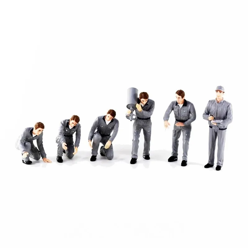 1/18 Scale Repairman Suit Dolls Models Repair Factory Worker Scene Matching Action Figure — view 9