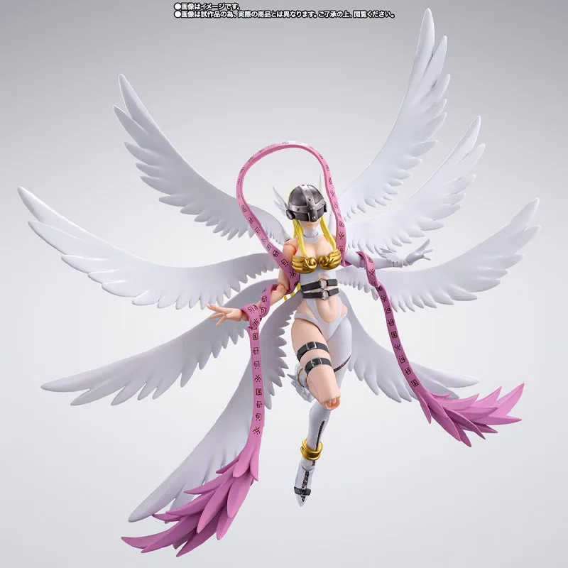 BANDAI Box S.H.Figuarts Digimon ANGEWOMON OMEGAMON BEST SELECTION Model Action Figure — view 4