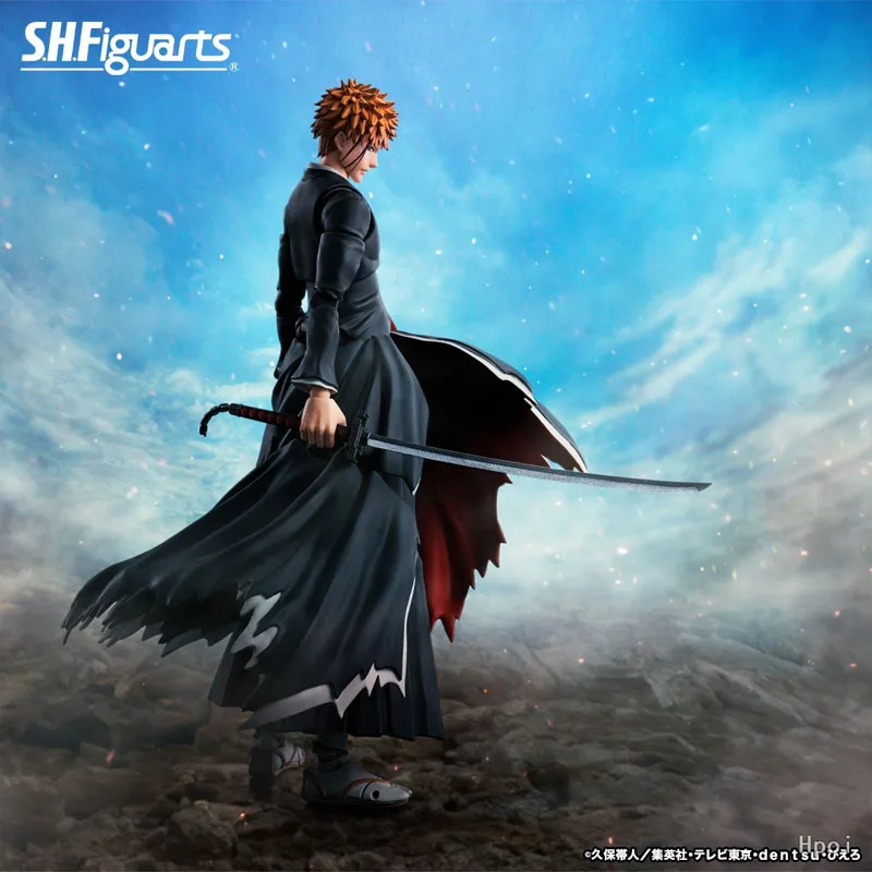BANDAI S.H.Figuarts BLEACH ICHIGO KUROSAKI GETSUGATENSHO Model Action Figure — view 2