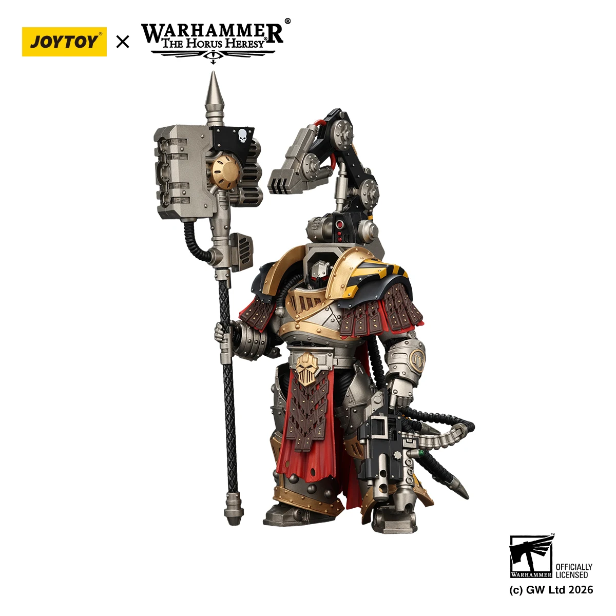 JOYTOY Warhammer 40K 1/18 Iron Warriors Warsmithwith Graviton Crusher Hammer Figures Action Figure — view 3