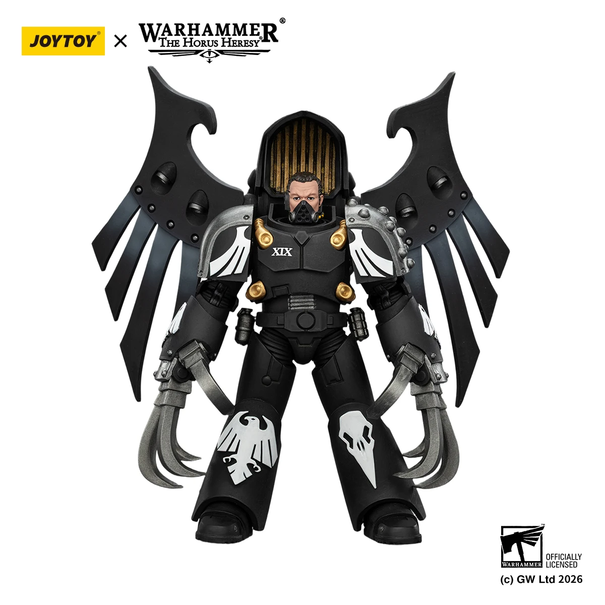JOYTOY Warhammer "The Horus Heresy" 1/18 Raven Guard Corvus Corax, Primarch of Action Figure — view 4