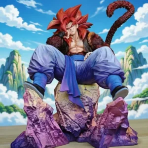 JG Statue Dragon Ball Ssj4 Gogeta Figure Super Saiyan 4 Gogeta Pvc Action Figures Collection Model Toys Gifts