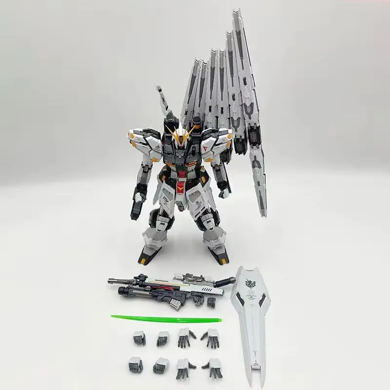 V-TIGER 1/100 VT02 NU Soldier RX-93-v2 Mecha GK Pre-coating Alloy Skeleton Model Action Figure — view 3