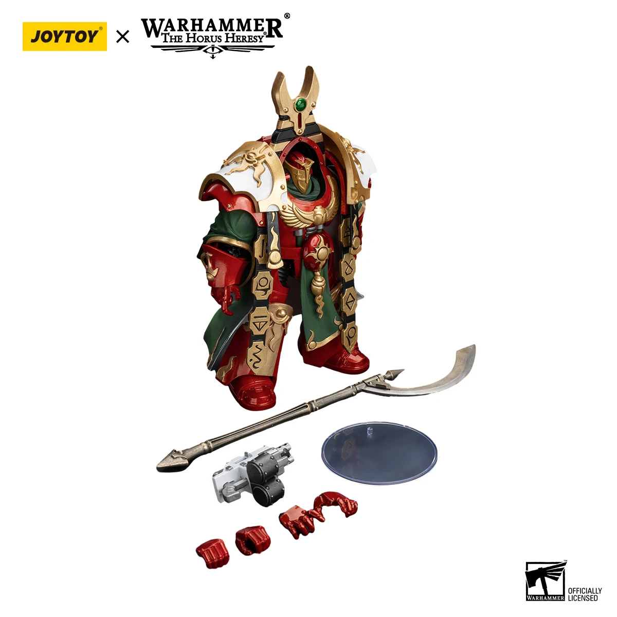 JOYTOY Warhammer 40k 1/18 14.3cm Thousand Sons Legion Praetor in Cataphractii Terminator Action Figure — view 6