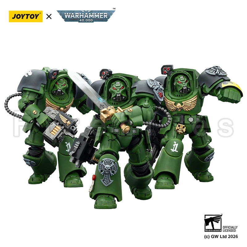 1/18 JOYTOY 40K Black Templars Dark Angels Imperial Fists White Scars Salamanders Action Figure — view 5
