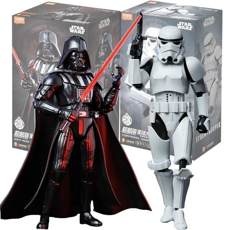 Blokees Star Wars Trooper Stormtrooper Darth Vader Assembly Desktop Model Kit