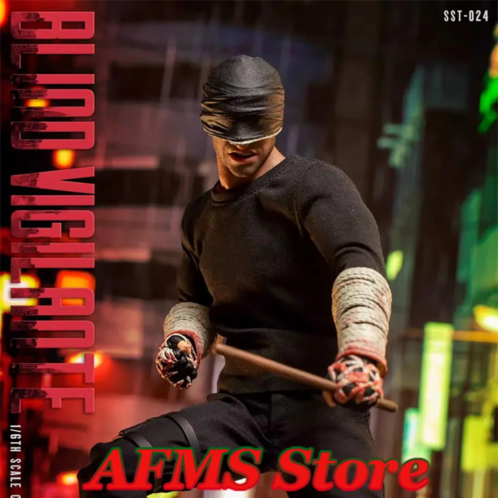 Soosootoys Sst-024 1/6 Scale Collectible Daredevil Classic Comics Super Blind Hero Action Figure