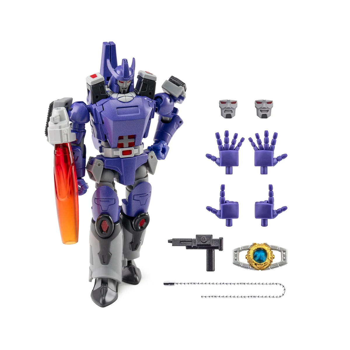 NewAge NA H23U Darius Galvatron G1 Transformation 10cm Robot Action Figure — view 3