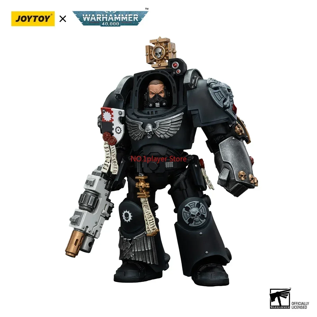JOYTOY 40k 1/18 14.3cm Iron Hands Captain in Terminator Armour Garage Model Kit — view 4