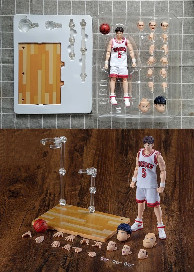 GREAT GT Dasin Play Basketball Sakuragi Mitsui Rukawa Ryota Kogure Ayako SENDOH Action Figure — view 9