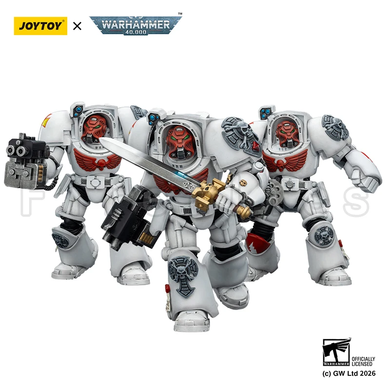 1/18 JOYTOY 40K Black Templars Dark Angels Imperial Fists White Scars Salamanders Action Figure — view 6