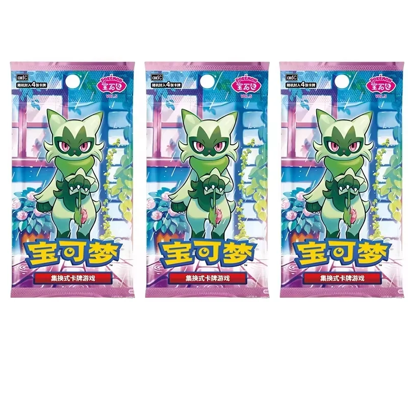 Pokemon Chinese Vol 5 Gem Pack Scarlet Violet PTCG Game Collectible Figure — view 9