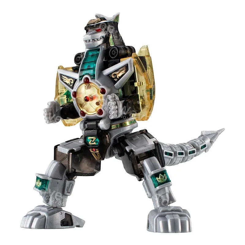Bandai Mighty Morphin Power Rangers SMP SUPER MINIPLA DRAGONCAESAR Combine CLEAR Collectible Figure — view 6