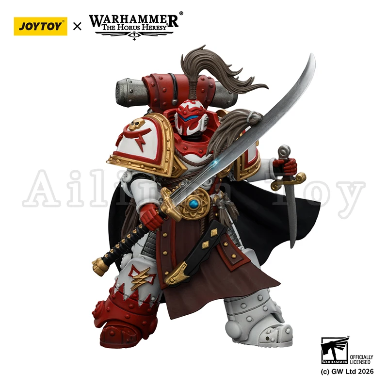 JOYTOY 1/18 the Horus Heresy White Scars Qin Xa Hibou Khan Contemptor Action Figure — view 5
