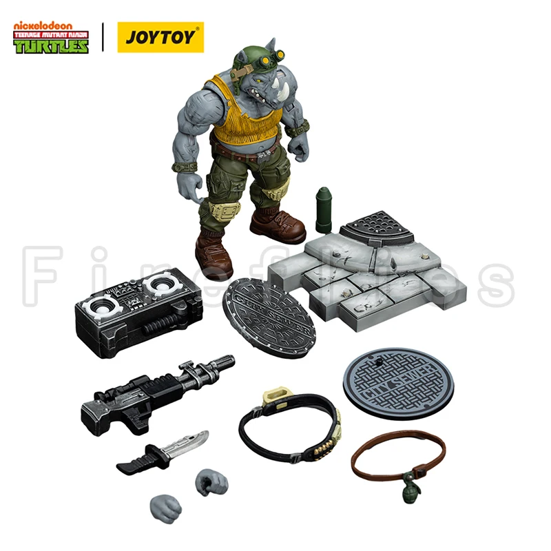 1/18 JOYTOY Turtles Beebop Rocksteady Re-issue Version Anime Model Action Figure — view 6