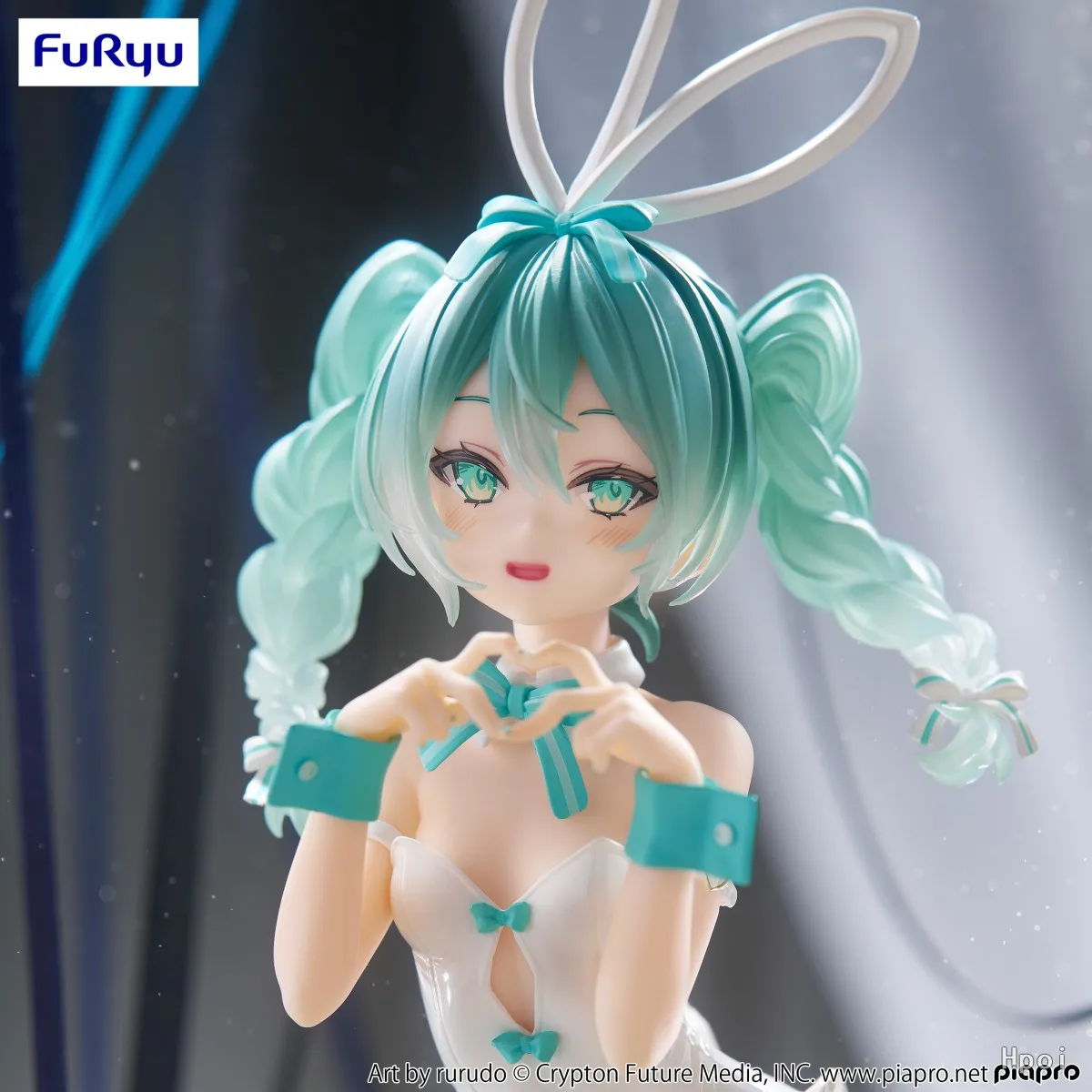 FuRyu BiCute Bunnies Hatsune Miku -Rurudo White Ver.- PVC 27CM Anime Model Action Figure — view 4
