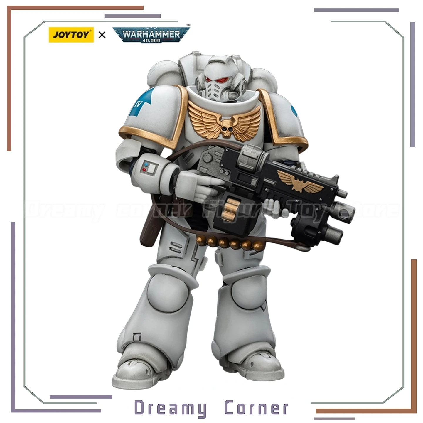 JOYTOY Warhammer 40K SPACE MARINES WHITE CONSULS INTERCESSORS 1 1/18 Model Action Figure — view 2
