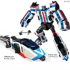 Tobot Deformation Robot 6 in 1 Transforming Car ALPHA Korea Anime Cartoon Action Figure