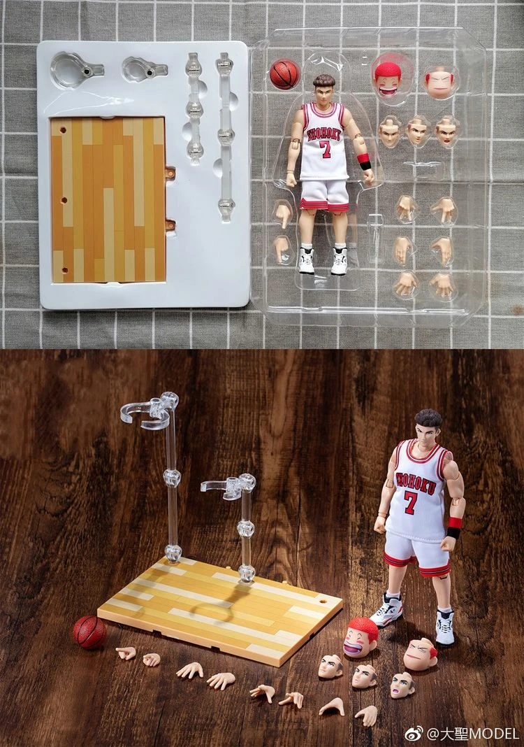 GREAT GT Dasin Play Basketball Sakuragi Mitsui Rukawa Ryota Kogure Ayako SENDOH Action Figure — view 7