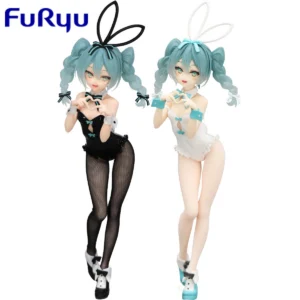 In Stock Original FuRyu Prepainted BiCute Bunnies Vocaloid Hatsune Miku Rurudo Ver. Rurudo White Ver. Voluptuous Kawaii